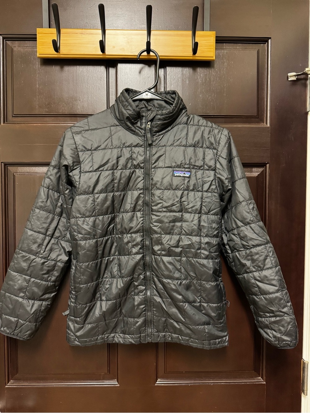 Patagonia Kids Quilted Puffer Jacket - Black